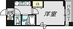 エスリード同心第2 1Kの間取図画像