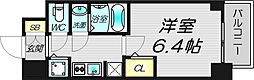 S-RESIDENCEESAKA 1Kの間取図画像