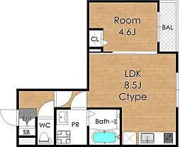 間取図画像 1LDK