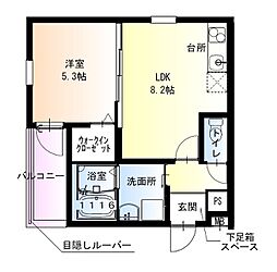 阪急京都本線 十三駅 徒歩10分の賃貸アパート 3階1LDKの間取り