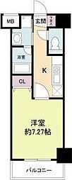 WillDo塚本 1Kの間取図画像