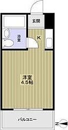 ルネッサンス32番館 ワンルームの間取図画像