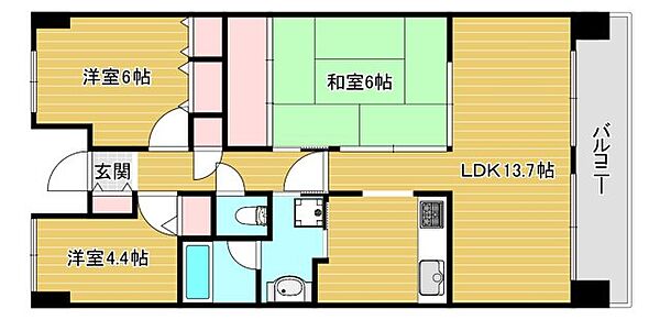 同じ建物の物件間取り写真 - ID:227080507936