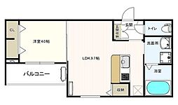 IDC明石市硯町1丁目PJ 1LDKの間取図画像