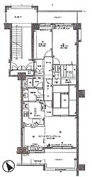あすみが丘ガーデンコート杜の街五番館 3LDKの間取図画像