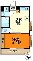 ルーチェ・ボナール 1LDKの間取図画像