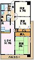 シエスタ大倉山4階15.3万円