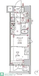 クレイシアIDZ川崎ザ・テラス 2Kの間取図画像