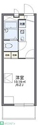 レオパレスAXL 1Kの間取図画像