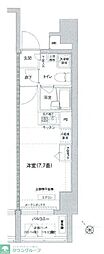 アイル川崎ステーションプラザIsle ワンルームの間取図画像