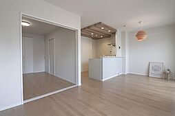 レックスコート都島 8F リフォーム済 3LDKのリビング/ダイニング