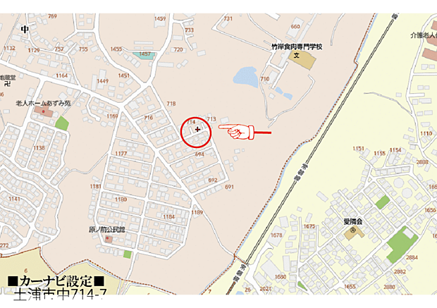 ■『土浦市中１』の物件所在地の地図になります。■地図が不鮮明の場合やカーナビで住所（枝番号など）が該当しない場合などは、大変、お手数をお掛け致しますが、当社までご連絡をくださいませ。