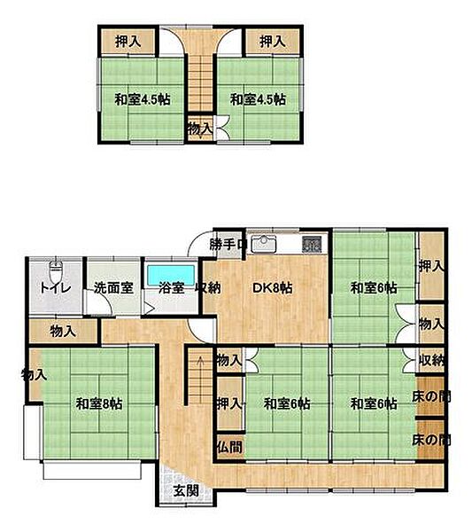 間取り：304000353643