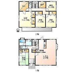 中軽井沢貸住宅 5SLDKの間取り