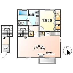 リジェ 1LDKの間取図画像
