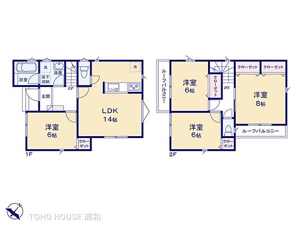 3号棟【間取り図】 図面と異なる場合は現況を優先