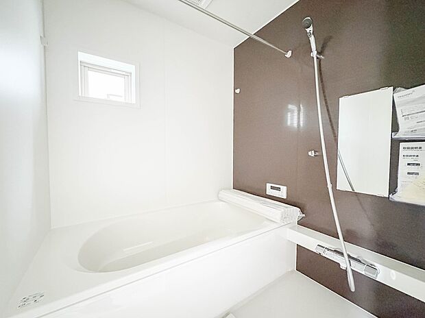 3号棟【浴室】一日の疲れを癒してくれるお風呂空間。使いやすさと上質な質感を両立して、単なる習慣から特別な時間に変わるはず。