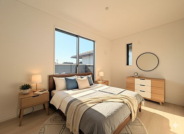 シンプルな内装はおしゃれのポイントです。シンプルは華美より飽きがこないからです。色や模様でおしゃれ感をだす。それがシンプルイズビューティーです。