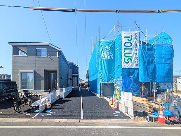 【駐車場】カースペース2台可。車が1台なら、来客用の駐車場や、駐輪スペースとしてご活用ください。