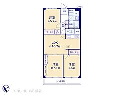 間取図画像 3LDK