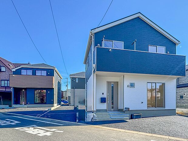 【全体外観】陽当りや通風性など各所に施された工夫で住みやすさを実現。部屋の大きさや周辺環境・街並など、資料には掲載していない情報が現地にはたくさんございます。是非ご確認下さい。