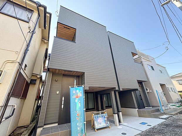 B号棟【前面道路4ｍ】車の通行が少ないので、静かな住環境を維持することができます。