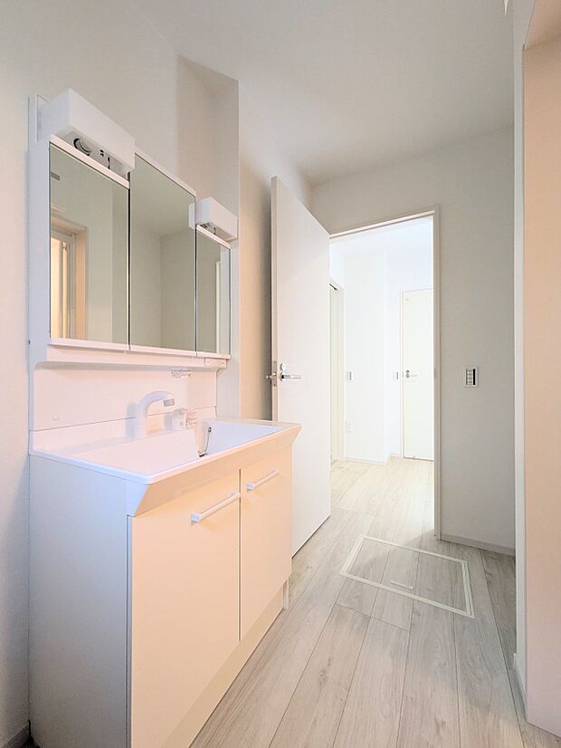 ランドリースペースは広さもたっぷり。