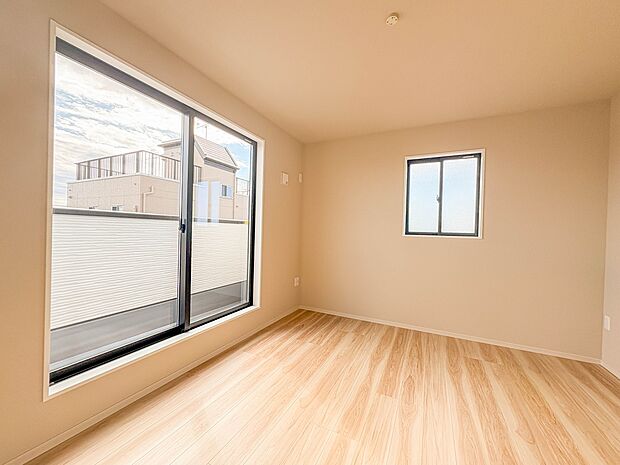 2号棟【寝室6.5帖】一日の疲れをいやしてくれる主寝室。時を忘れて過ごす場所として過ごせるお部屋。