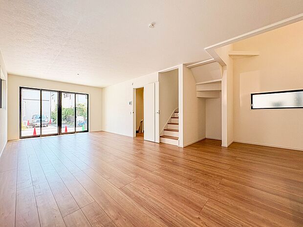 【LDK25帖】会話でホッとコミュニケーションできるリビング。