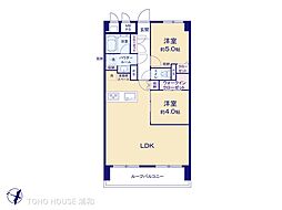 グランドメゾン川口 2LDKの間取図画像