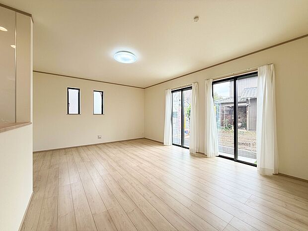 D号棟【LDK17.5帖】子供の様子を見ながら料理ができるので安心です。