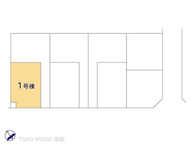 1号棟【区画図】図面と異なる場合は現況を優先