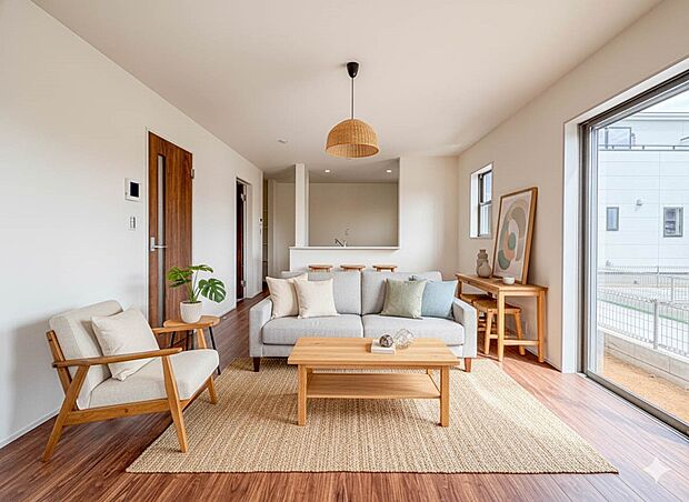 1号棟【LDK16.75帖】流行に左右されず、将来にわたって価値が継続する「上質」な佇まい。