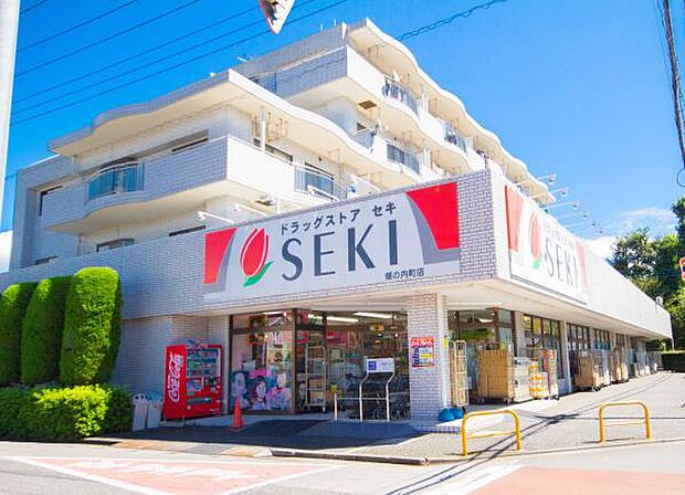 ドラッグストア 160m ドラッグセキ大宮堀の内店