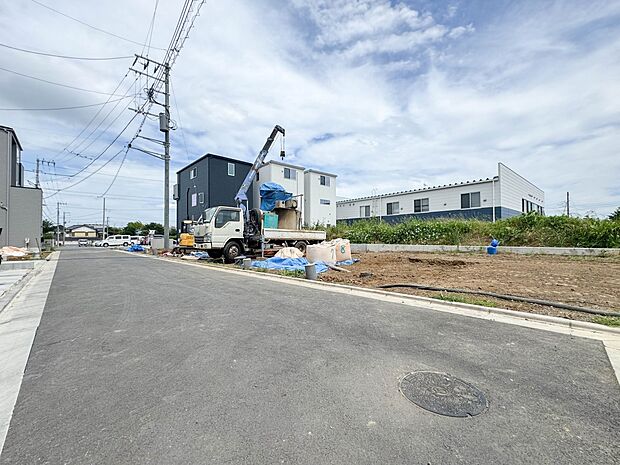 【外観】モデル棟のご案内も可能です。ぜひ、現地と近隣の施工例を御見学ください。