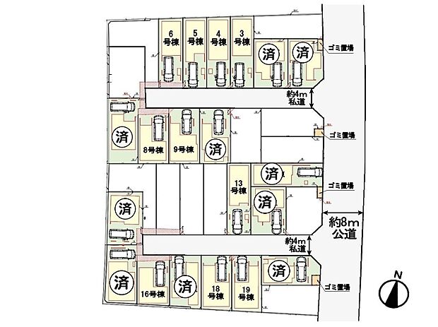 【区画図 19号棟】