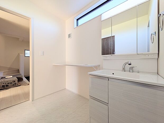 ■ランドリースペースは広さもたっぷり。