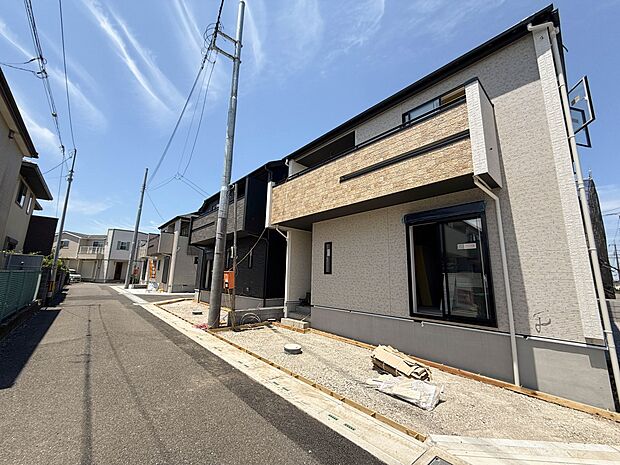 1号棟【外観】長期優良住宅認定で税制の優遇が受けれます。