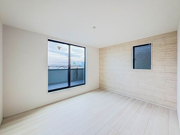 1号棟【洋室7.25帖】充実した生活は伸びやかな居室空間から始まります。快適に・伸びやかに。心の潤いを求める方々へ。