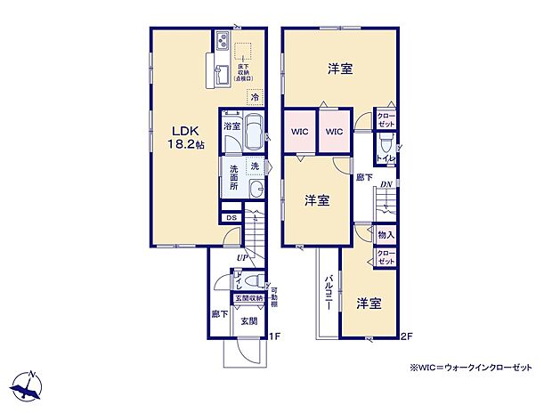 1号棟【間取り図】3LDK