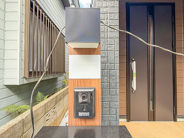 1号棟【TVモニター付インターホン】不在時の来訪者を録画でき犯罪抑止効果も期待できます