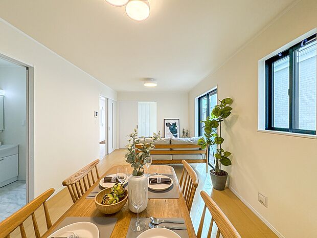 【LDK17帖】愛を感じる、幸せを想う、心地よさを受けとる家の各スペースや各お部屋のさまざまな設備。人として日々の暮らしを先へすすめる設備・仕様を採用しています。