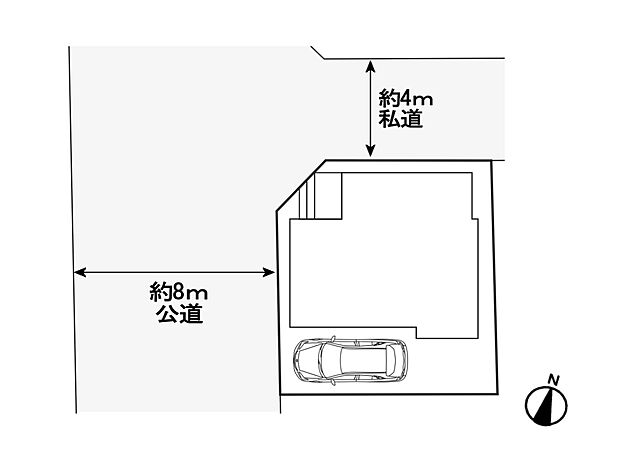 【区画図】A号棟 図面と異なる場合は現況を優先