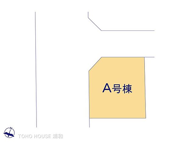【区画図】A号棟 図面と異なる場合は現況を優先