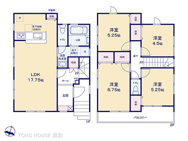 【間取り】3号棟　4LDK　図面と異なる場合は現況を優先
