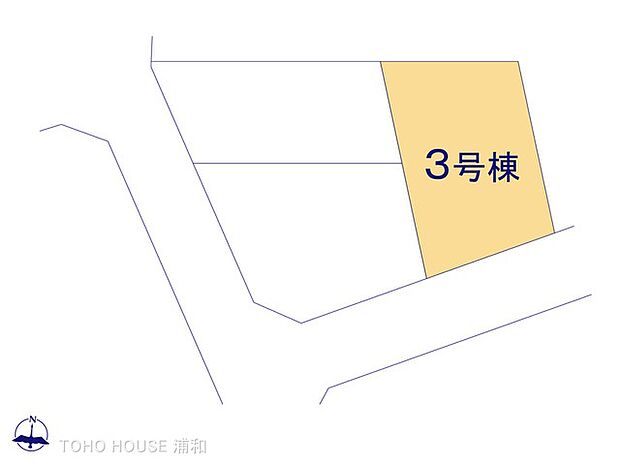 【区画図】3号棟 図面と異なる場合は現況を優先