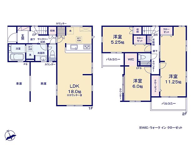 【間取り図】土地面積　101.01m2　建物面積　113.12m2