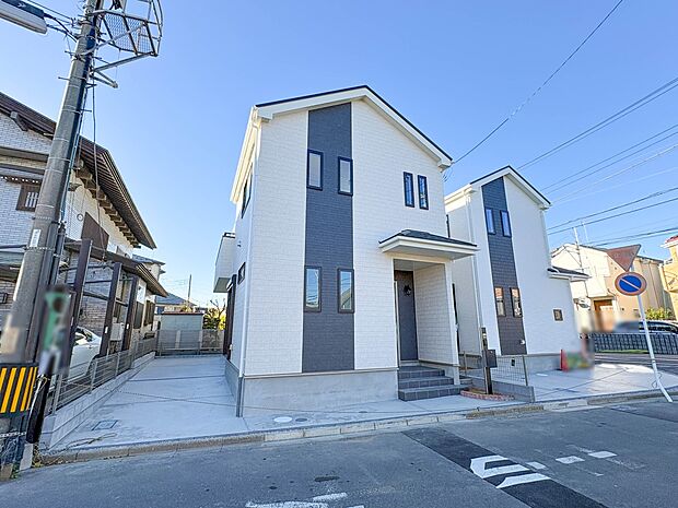 B号棟【前面道路】車の通行が少ないので、静かな住環境を維持することができます。