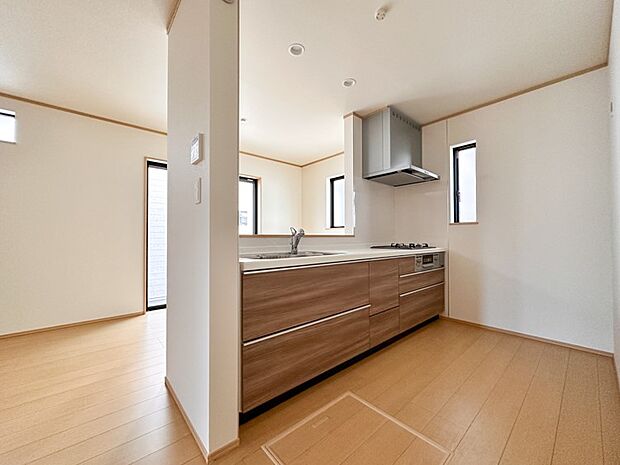 【キッチン】料理の時間を楽しく、効率的にする、使いやすさを追求したキッチン。