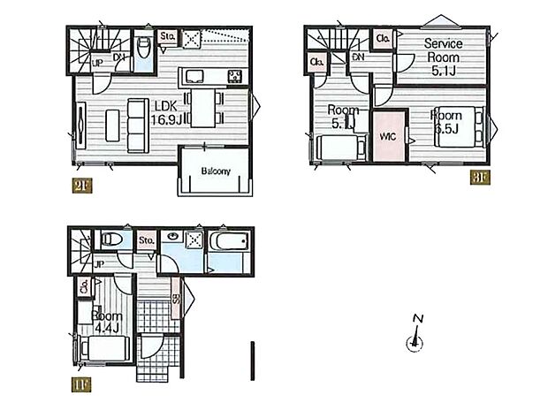 ・土地/55.00m2(16.63坪)　・建物/109.61m2(33.15坪)　・車庫部分12.42m2